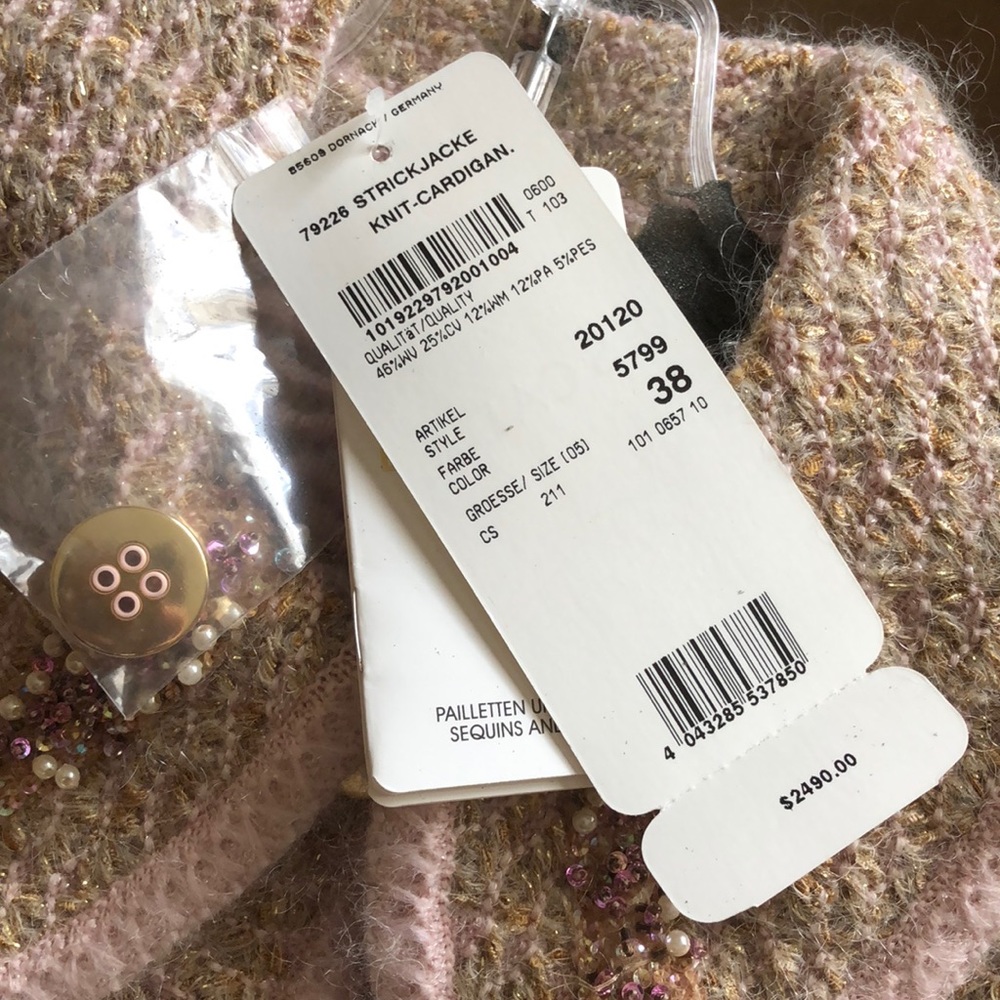 Escada Tweed Cardigan/Blazer - Picture 7 of 12